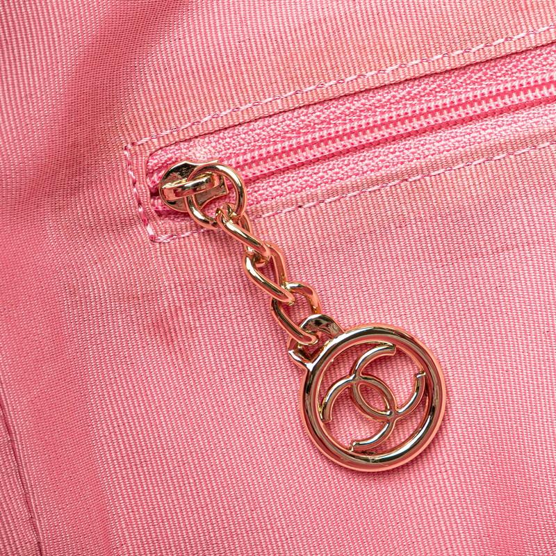 シャネル CHANEL ドーヴィル ボストンバッグ AS4166 CC ココマーク ロゴ 2WAYバッグ ハンドバッグ Wチェーン ショルダーバッグ キャンバス ピンク CHANEL（シャネル） ドーヴィル トートバッグ ハンドバッグ ピンク