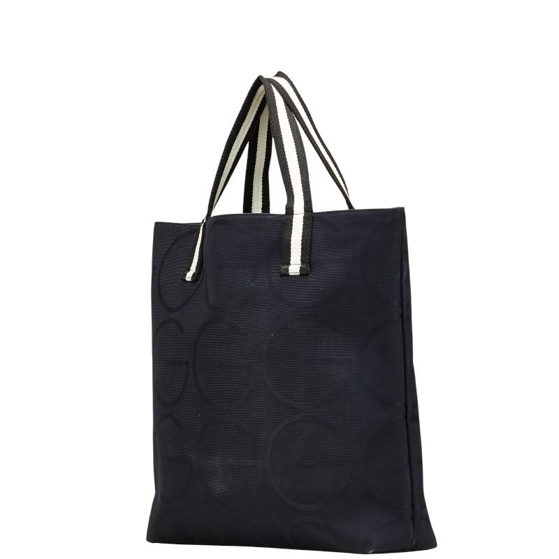 GUCCI（グッチ） Gロゴ トートバッグ 123439 ブラック キャンバス