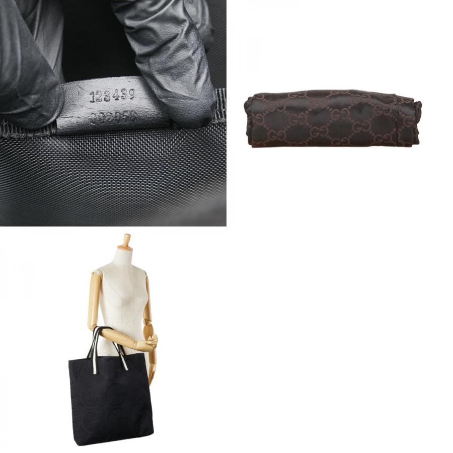GUCCI ビジネスバッグ GUCCI（グッチ） Gロゴ トートバッグ 123439 ブラック キャンバス