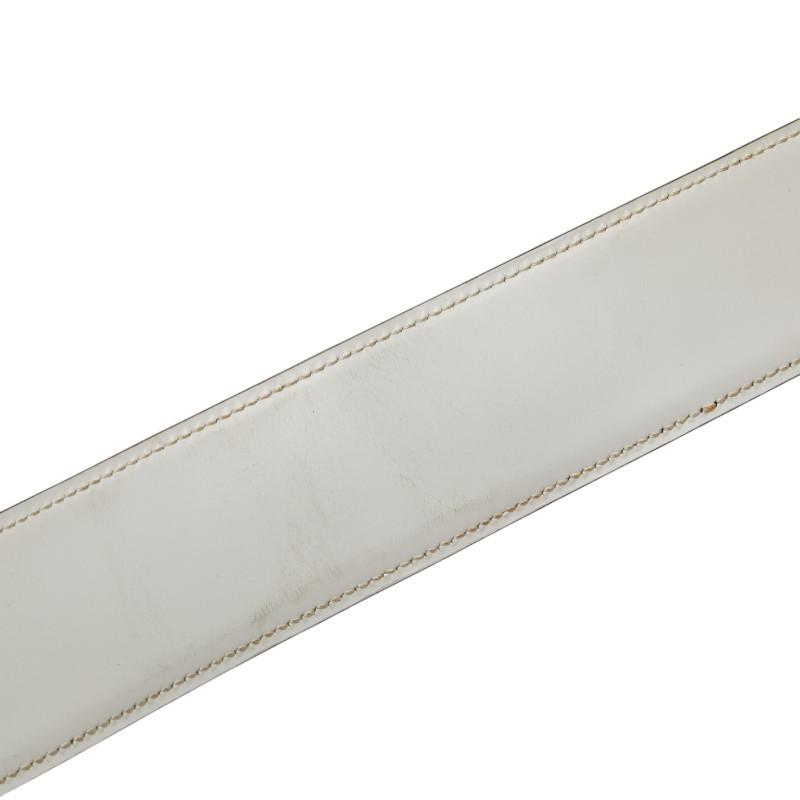 GUCCI（グッチ） GGバックル ベルト サイズ:70/28 ネイビー ホワイト