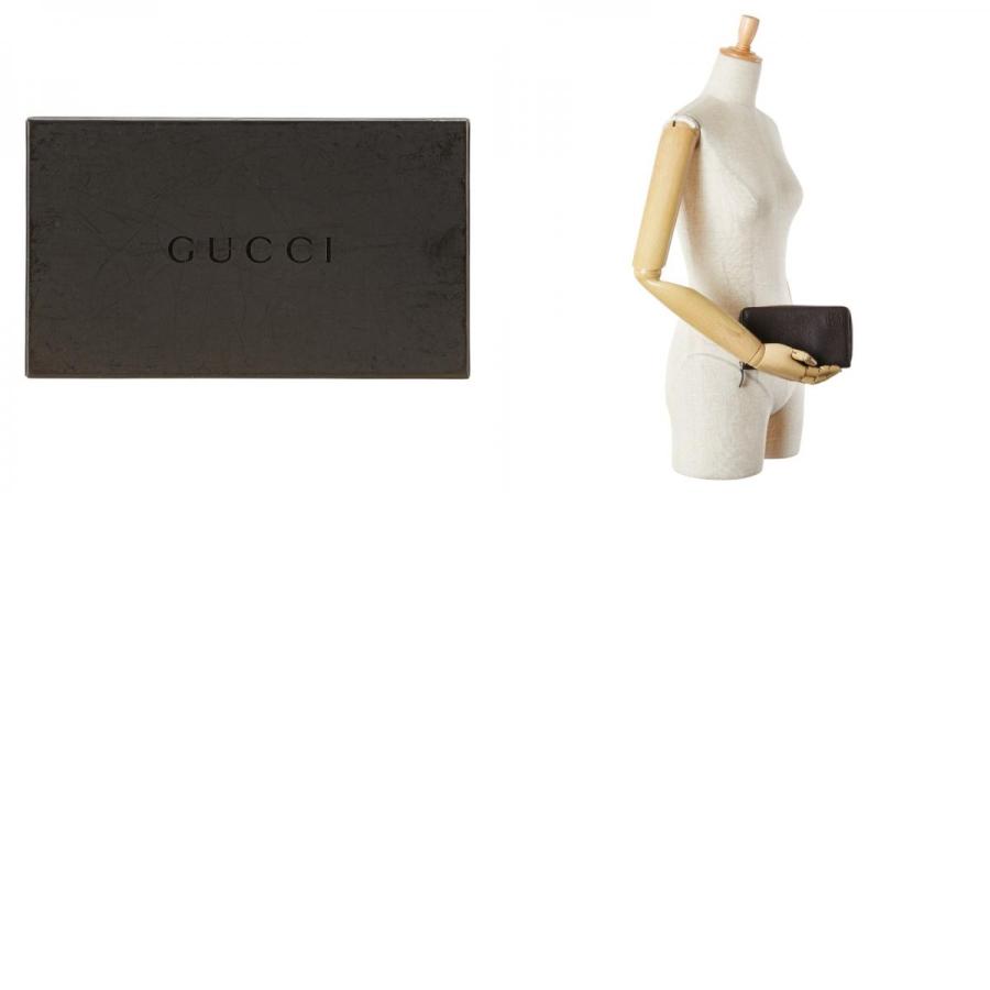 GUCCI グッチ インターロッキングG 長財布 328318 ブラウン レザー  