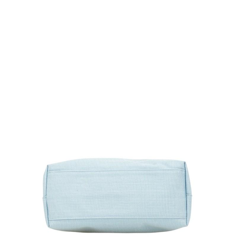 ジバンシー ハンドバッグ ライトブルー キャンバス プラスチック