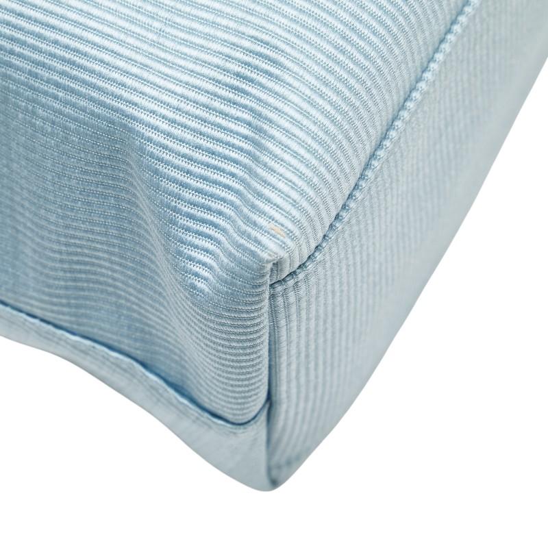 ジバンシー ハンドバッグ ライトブルー キャンバス プラスチック