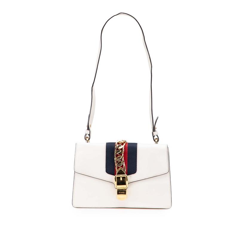 GUCCI（グッチ） シルヴィ ワンショルダーバッグ 421882 ホワイト