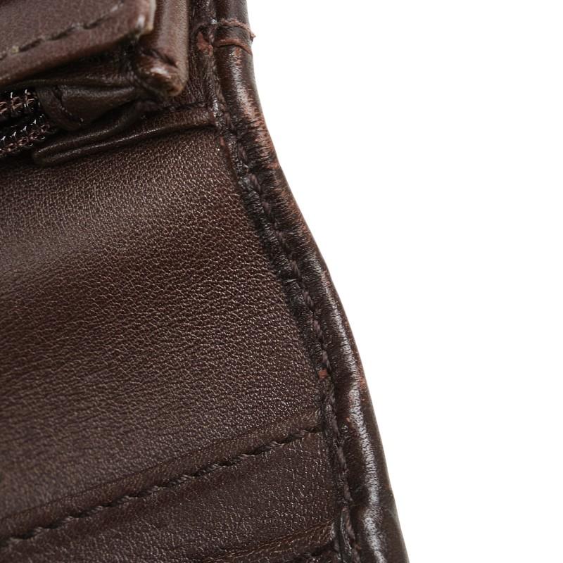 GUCCI グッチ グッチシマ ロゴプレート 長財布 233112 ブラウン レザー  