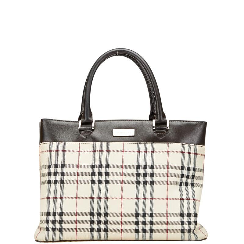 BURBERRY バーバリー ノバチェック トートバッグ ハンドバッグ