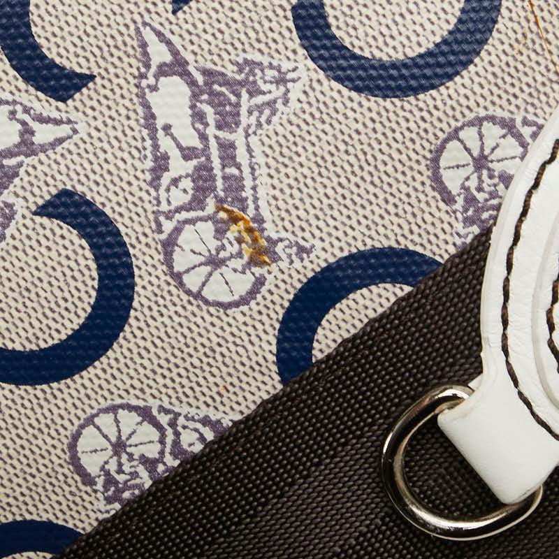 CELINE セリーヌ Cマカダム 馬車 ショルダーバッグ ベージュ