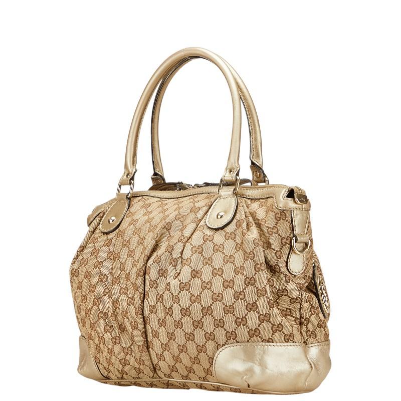 GUCCI グッチ GGキャンバス ハンドバッグ フリンジ 収納袋付き 楽天市場】【バッグ】GUCCI グッチ GGキャンバス スカーフ付