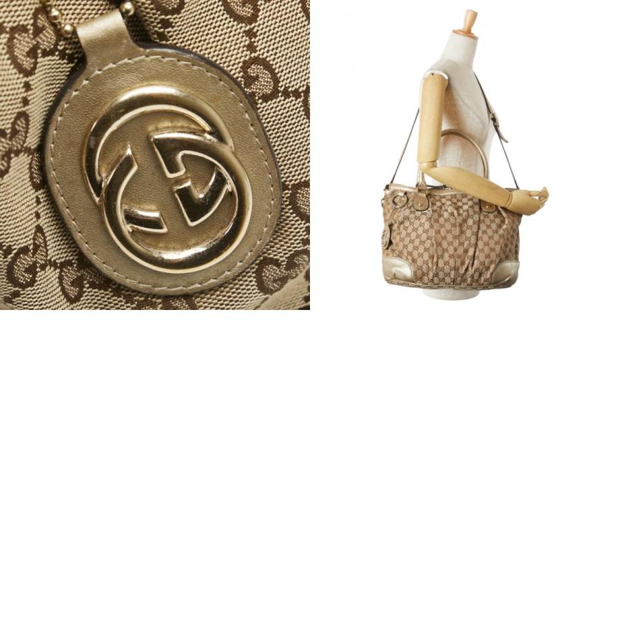 GUCCI（グッチ） GGキャンバス ハンドバッグ ショルダーバッグ 2WAY
