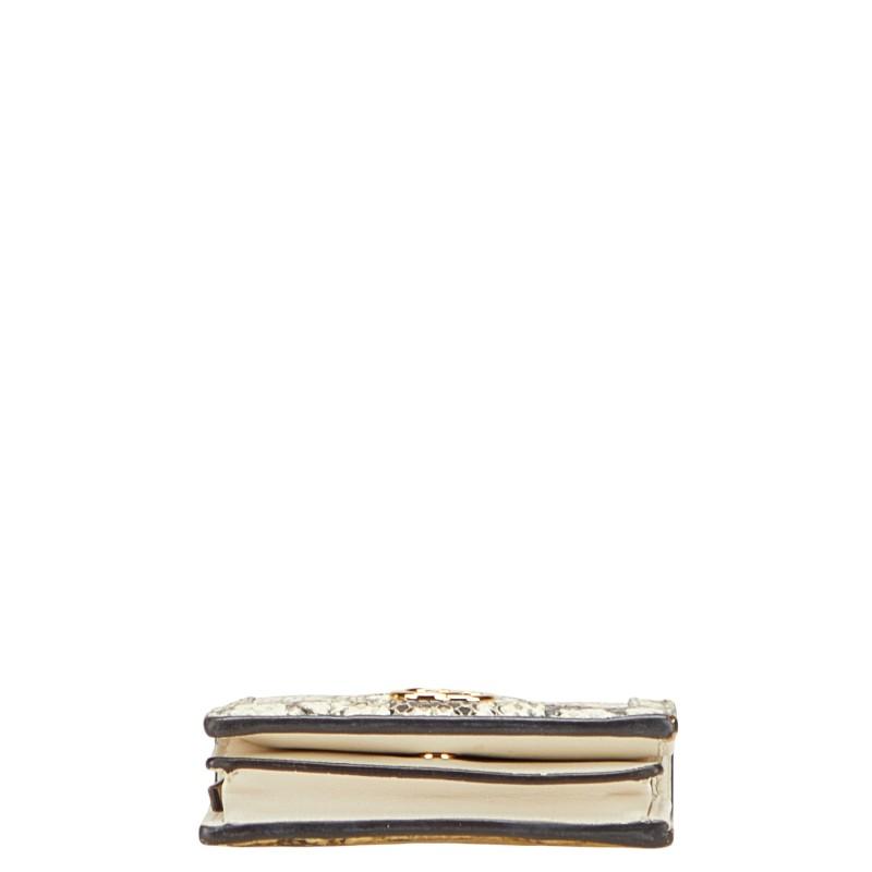 GUCCI グッチ オフィディアGG パイソン 二つ折り財布 コンパクト  