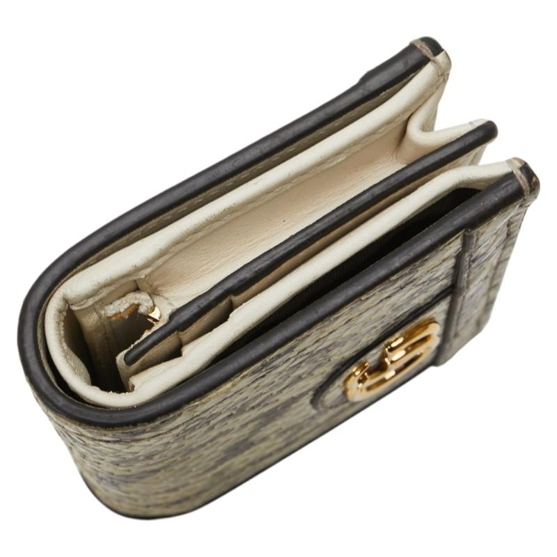 GUCCI（グッチ） オフィディアGG パイソン 二つ折り財布 コンパクト
