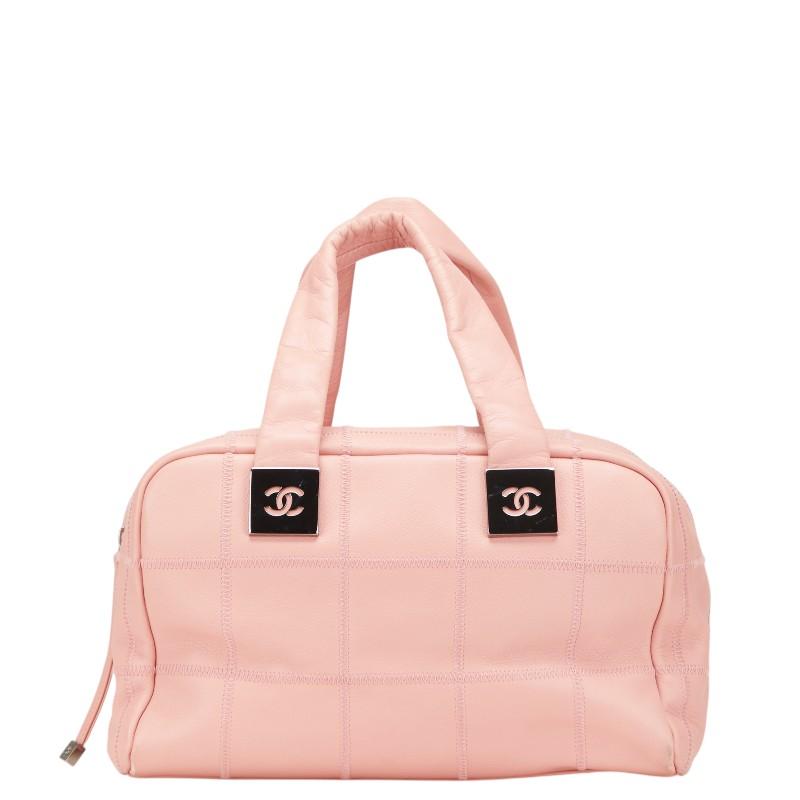 CHANEL シャネル チョコバー ミニボストンバッグ ハンドバッグ