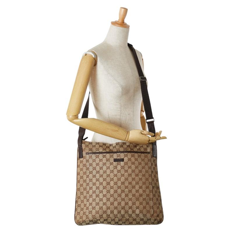 GUCCI グッチ GGキャンバス ショルダーバッグ 122791 ベージュ 