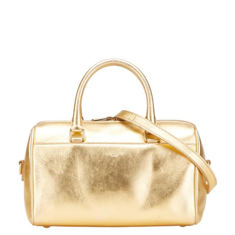 SAINT LAURENT ベイビーダッフル ハンドバッグ 2way SAINT LAURENT PARIS」 ベイビー ダッフル 2WAYバッグ - ピンク