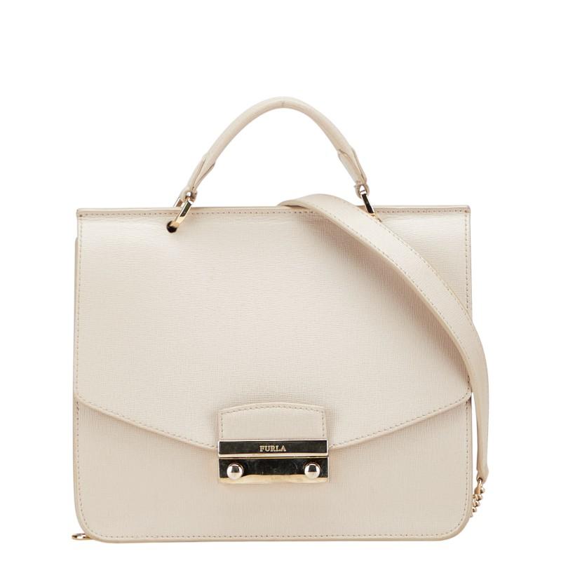 【新品未使用】フルラ/FURLA ２wayジュリア チェーンレザーバッグ FURLA（フルラ） ジュリア ハンドバッグ ショルダーバッグ 2WAY