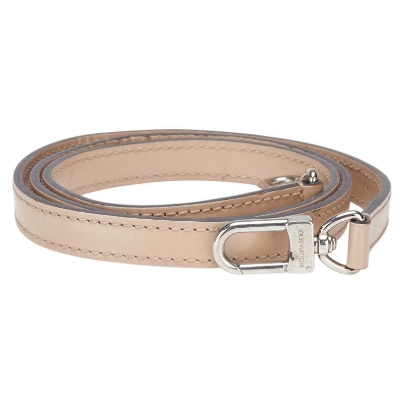 LOUIS VUITTON レザー ストラップ ベージュ LOUIS VUITTON ルイ ヴィトン ショルダーストラップ ベージュ
