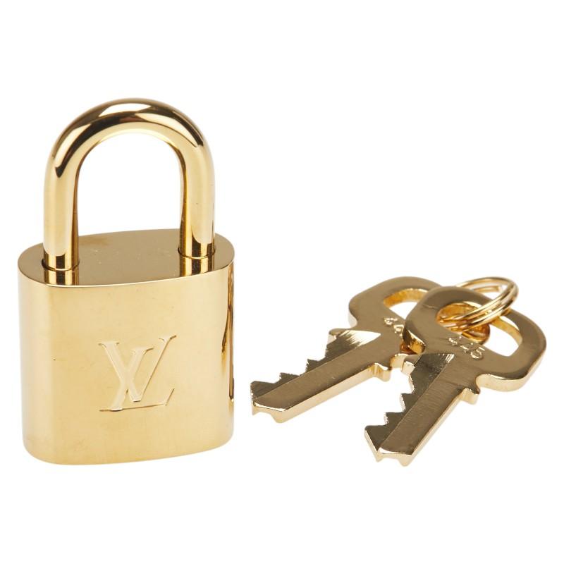 Louis Vuitton パドロック ゴールド（真鍮製）鍵1本付 LOUIS VUITTON