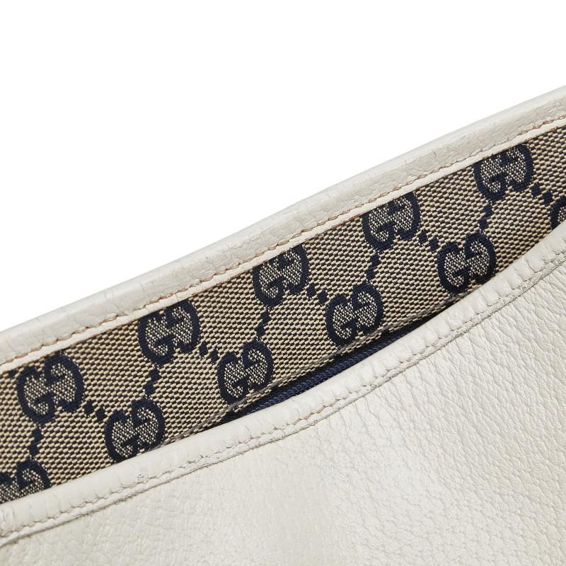 GUCCI オールドグッチ ショルダーバッグ レザー パーティーバッグ ホワイト GUCCI 中古 グッチ ショルダー レディース ブランド