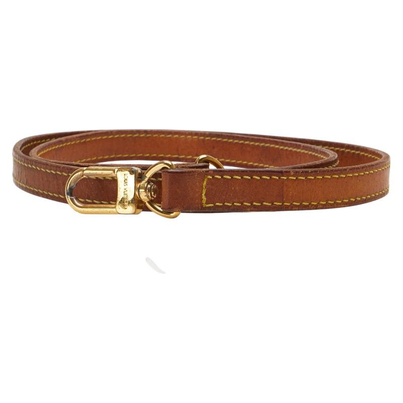 Louis Vuitton レザー ストラップ ブラウン LOUIS VUITTON レザー ストラップ ブラウン