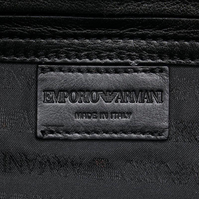 EMPORIO ARMANI エンポリオ アルマーニ ロゴ ボストンバッグ ネイビー