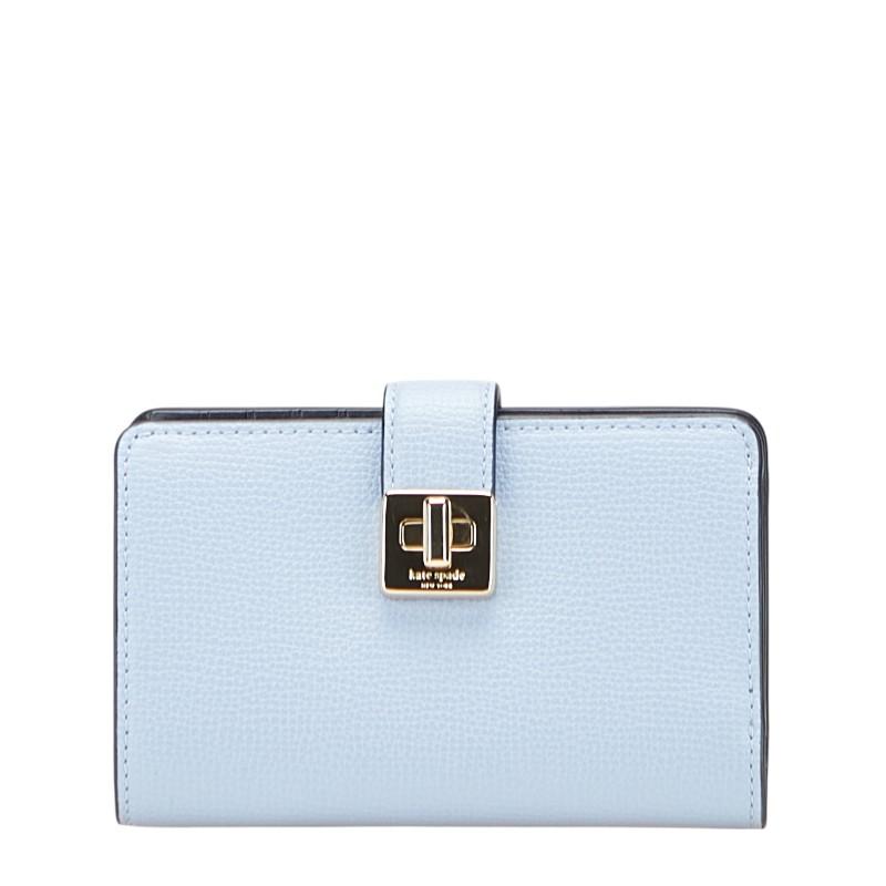 kate spade ライトブルー ミニ財布【新品】 ケイトスペードニューヨーク kate spade new york 財布 （ブルー