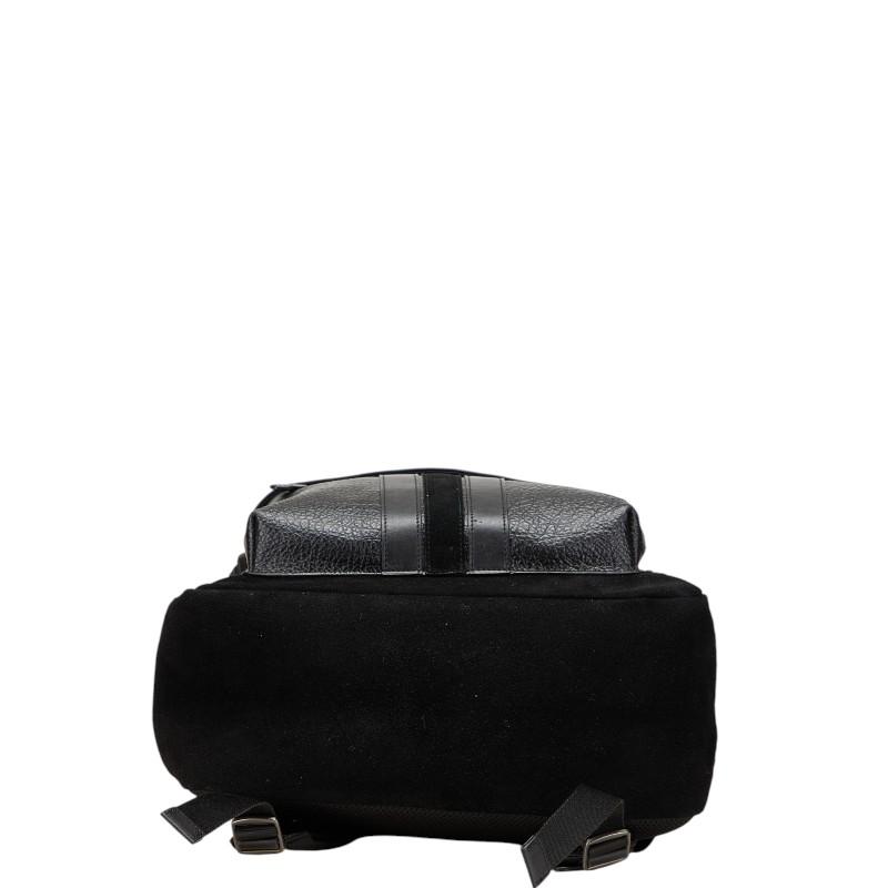 COACH（コーチ） ロゴ リュック バックパック ブラック レザー