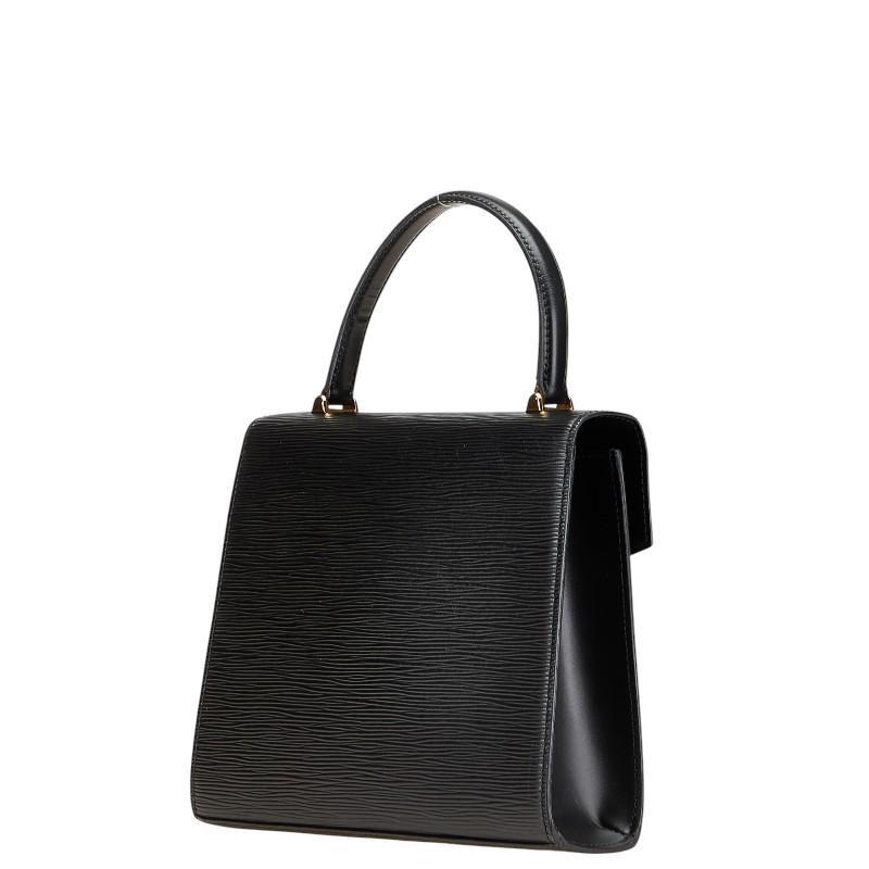 LOUIS VUITTON マルゼルブ エピ ノワール ブラック レザー