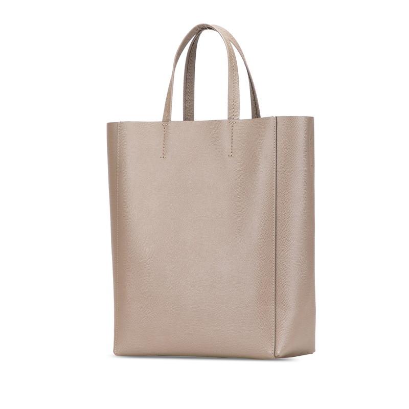 美品✨セリーヌ　ハンドバッグ　バーティカルカバ　2way ベージュ セリーヌ ミニバーティカルカバ キャンバス×レザー 2WAY