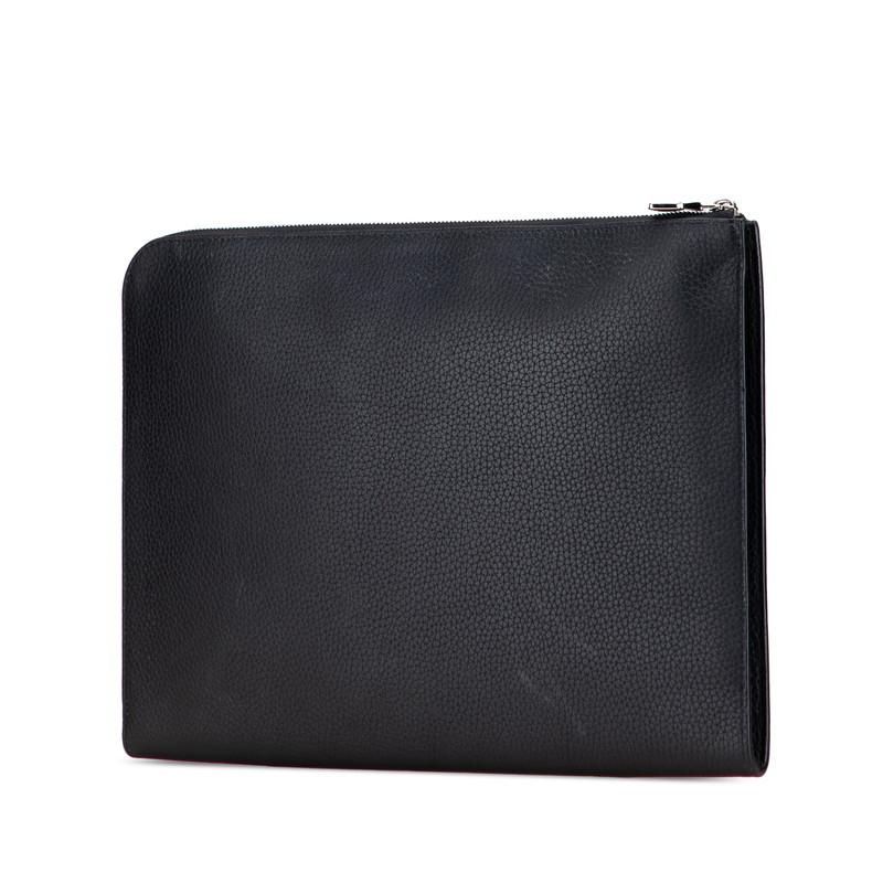 【本物保証】 新品同様 ルイヴィトン LOUIS VUITTON ポシェット ジュール GM M67768 クラッチバッグ セカンドバッグ トリヨンレザー 黒 LOUIS VUITTON（ルイ・ヴィトン） ルイ ヴィトン トリヨン ポシェット