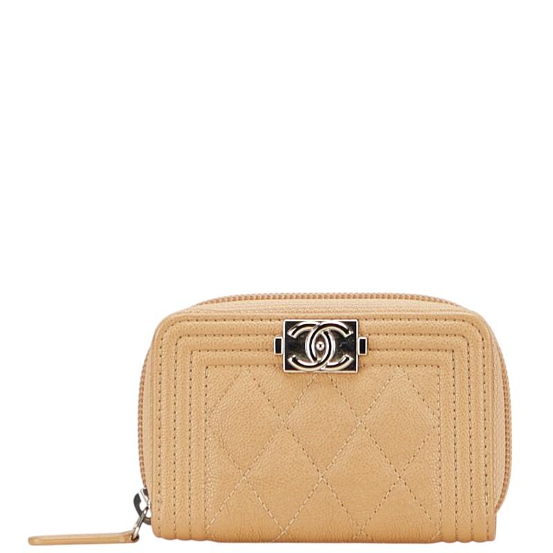 CHANEL（シャネル） ボーイシャネル ココマーク コインケース ベージュ 