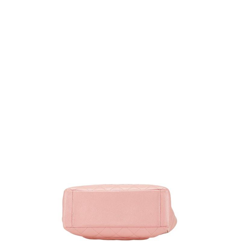 シャネル マトラッセ ココマーク PST チェーン トートバッグ A50994 ピンク キャビアスキン レディース CHANEL 【中古】 CHANEL（シャネル） マトラッセ ココマーク PST チェーン トートバッグ