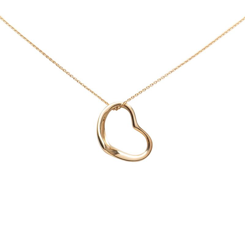 ティファニー Tiffany&Co 18Kネックレス エルサぺレッティ TIFFANY&Co. ティファニー エルサ ペレッティ オープンハート