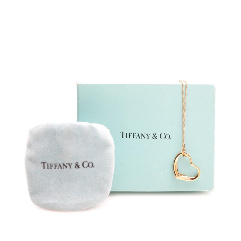 ティファニー Tiffany&Co 18Kネックレス エルサぺレッティ TIFFANY&Co. ティファニー エルサ ペレッティ オープンハート