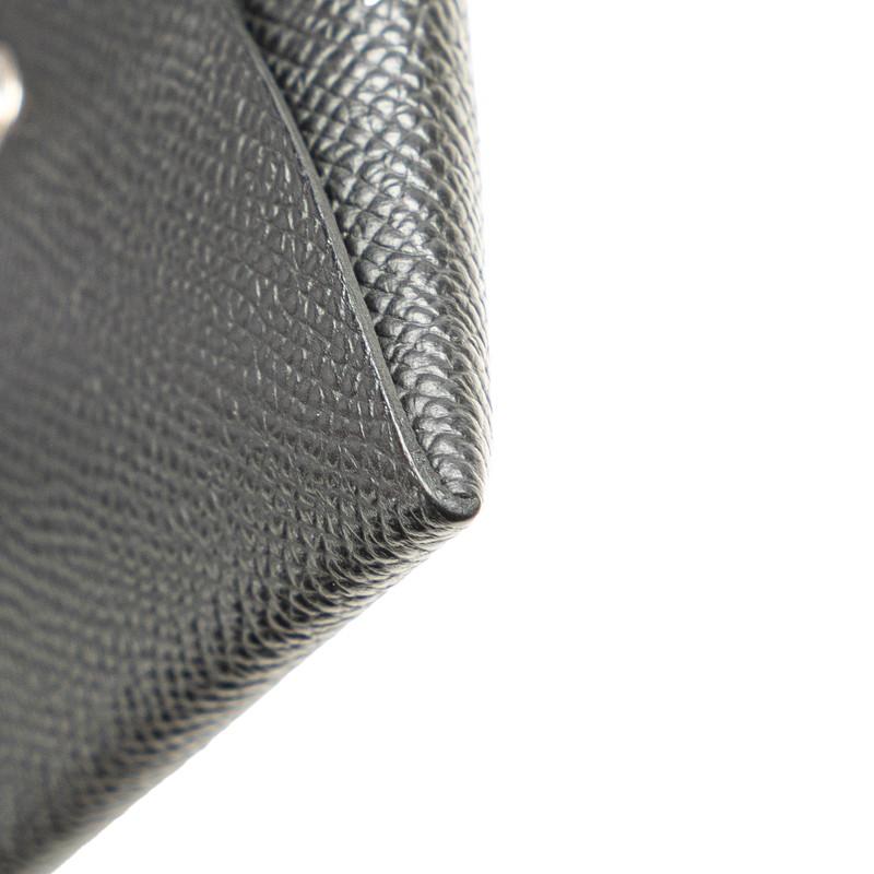 HERMES エルメス バスティア コインケース ブラック ヴォーエプソン