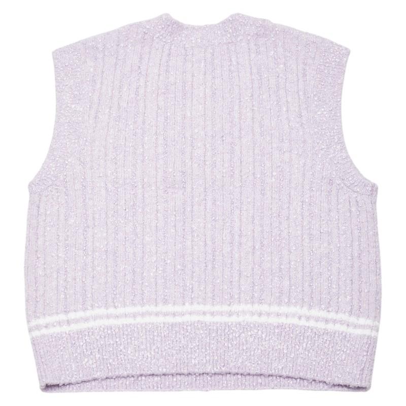 CHANEL シャネル ココマーク リネンカシミヤニットノースリーブトップス42 CHANEL（シャネル） ココマーク ベスト ノースリーブニット スカート