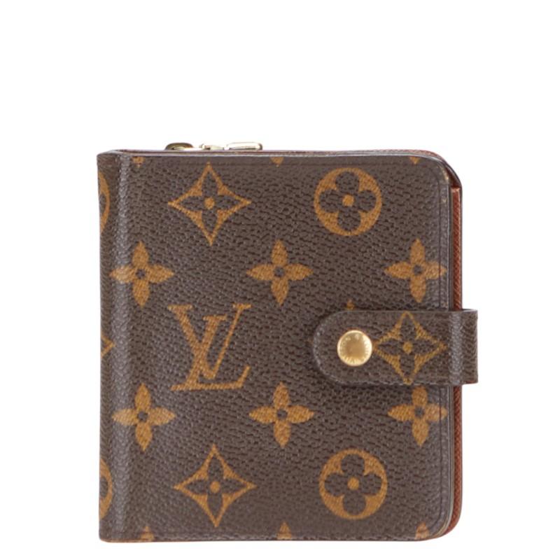 K*o様 LOUIS VUITTON 二つ折り財布 ブラウンM61667 LOUIS VUITTON ルイ ヴィトン モノグラム コンパクトジップ 二
