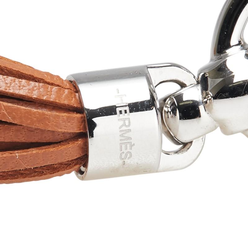 HERMES（エルメス） ツイリーリング セ ル ポンポン シルバー金具