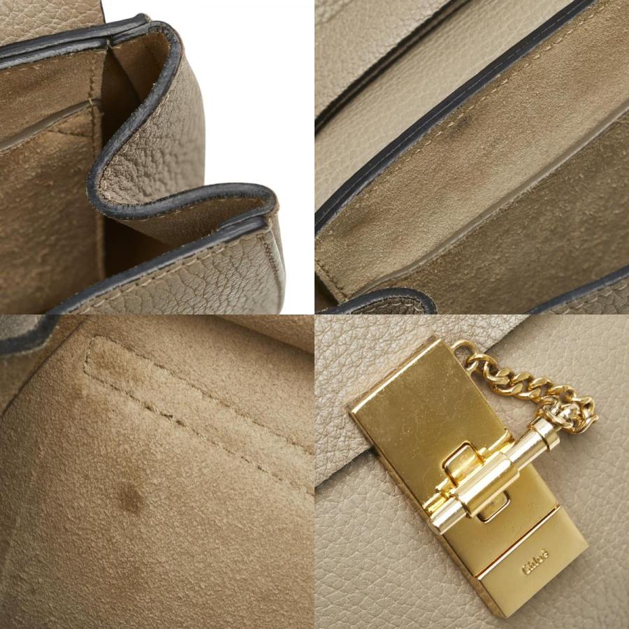 Chloe（クロエ） ドリュー チェーン ショルダーバッグ グレージュ