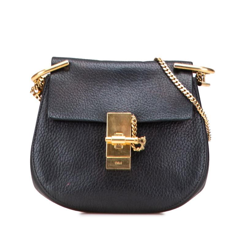 Chloe（クロエ） クロス ドリュー チェーン ショルダーバッグ ブラック