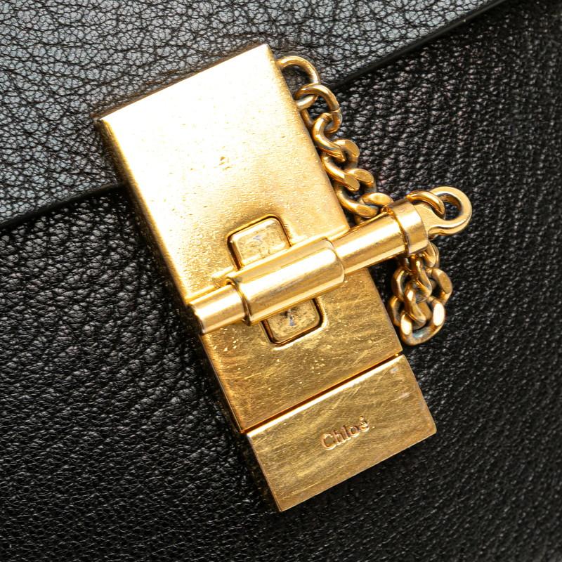 Chloe（クロエ） クロス ドリュー チェーン ショルダーバッグ ブラック