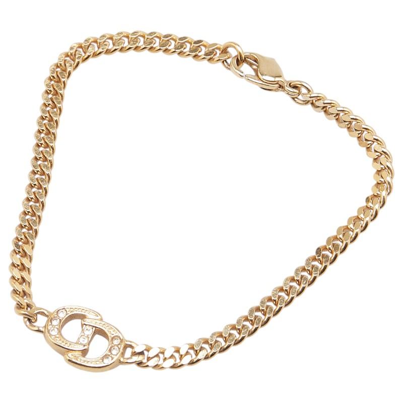 ディオール ブレスレット ロゴ ゴールド DIORPARIS アクセサリー Christian Dior クリスチャンディオール DIOR ロゴ チェーン