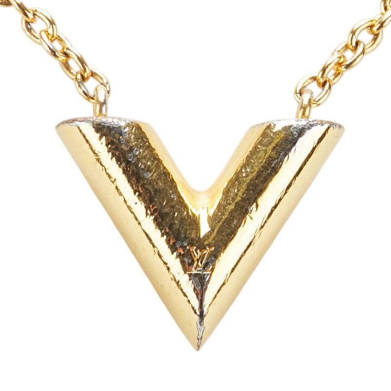 LOUIS VUITTON ルイ ヴィトン エッセンシャルV ネックレス