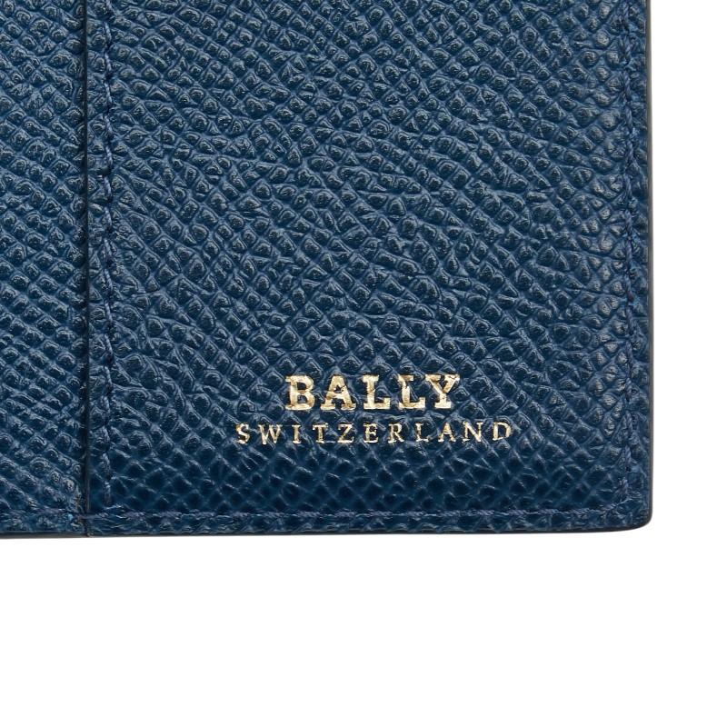 Bally（バリー） パスポートケース ブルー レザー レディース 【中古