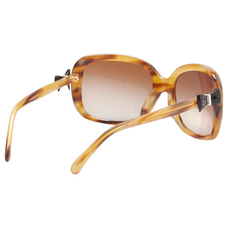 CHANEL サングラス 5171 ブラウンフレーム CHANEL シャネル 5171-A サイドリボン ココマーク サングラス