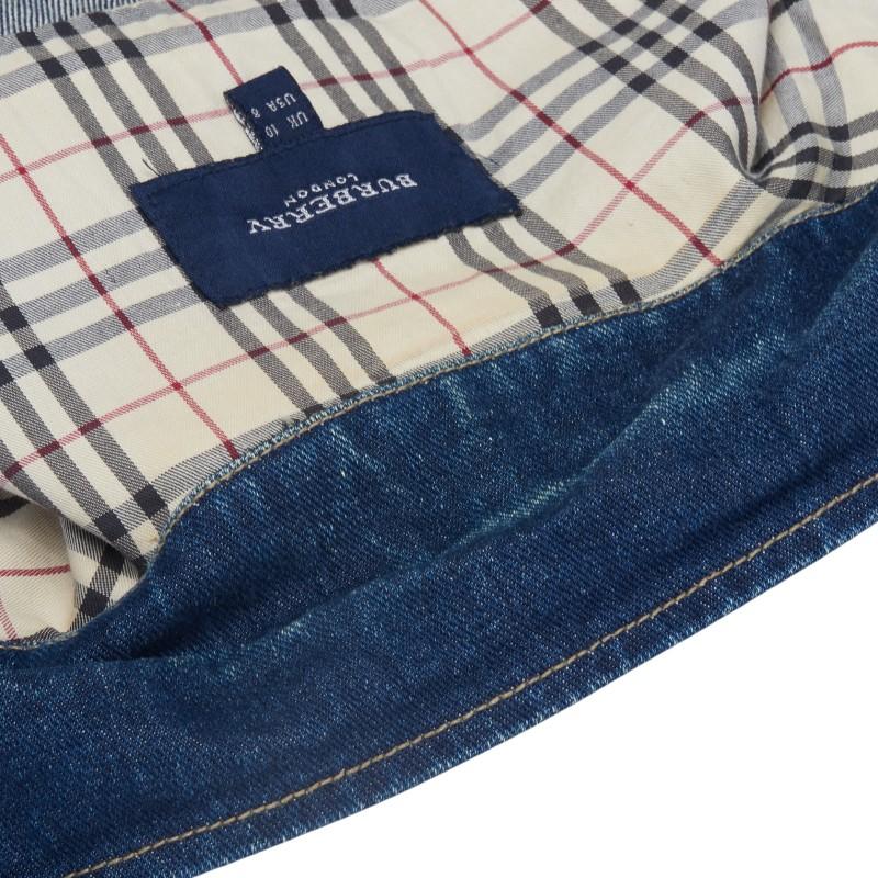 BURBERRY バーバリー ノバチェック デニムジャケット ジップ