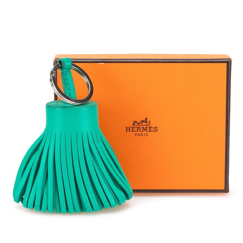 HERMES（エルメス） カルメン キーホルダー ミント グリーン
