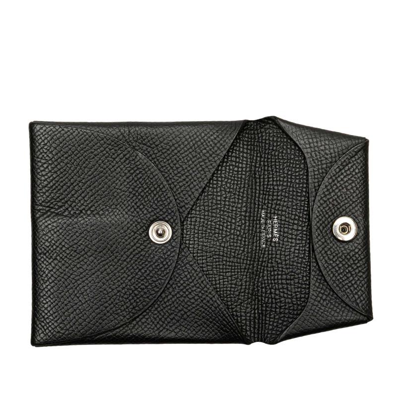 HERMES（エルメス） バスティア コインケース ブラック ヴォーエプソン