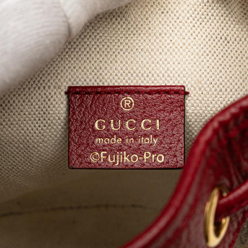 GUCCI グッチ × ドラえもん マイクロGGスプリーム ミニバケット