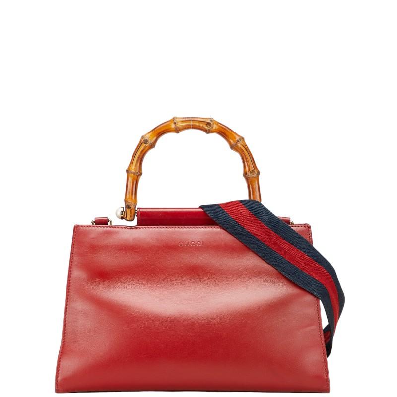 GUCCI グッチ バンブー ニムフェア ハンドバッグ ショルダー