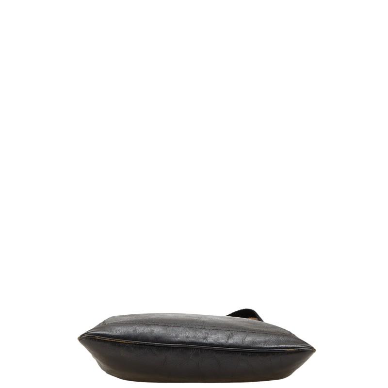 バリー トレインスポッティング 斜め掛け ショルダーバッグ ブラック レザー メンズ BALLY 【中古】 Bally（バリー） トレインスポッティング 斜め掛け ショルダーバッグ
